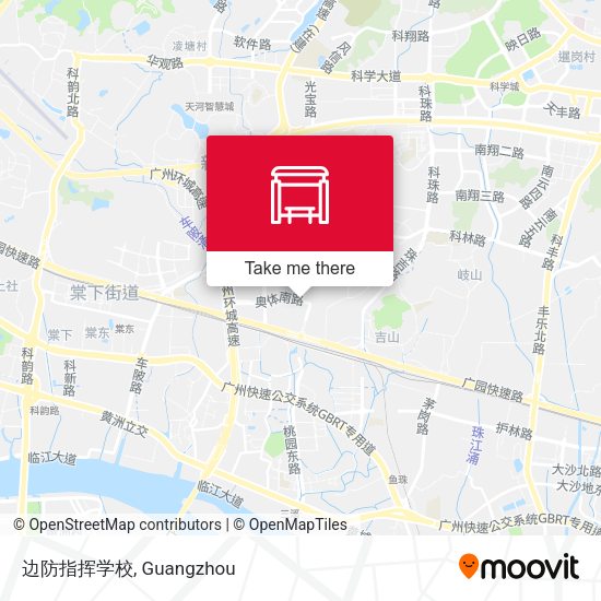 边防指挥学校 map