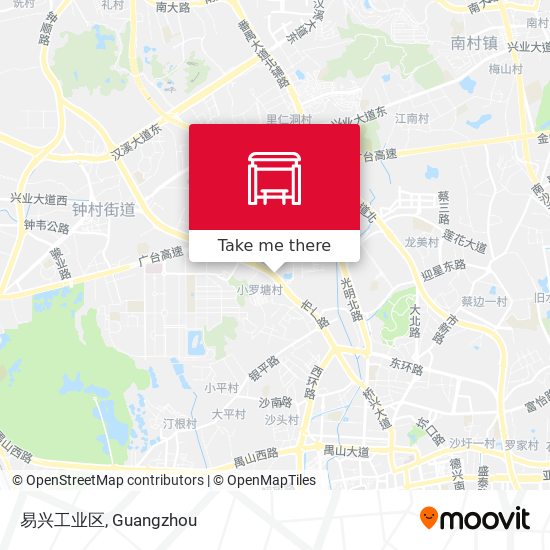 易兴工业区 map