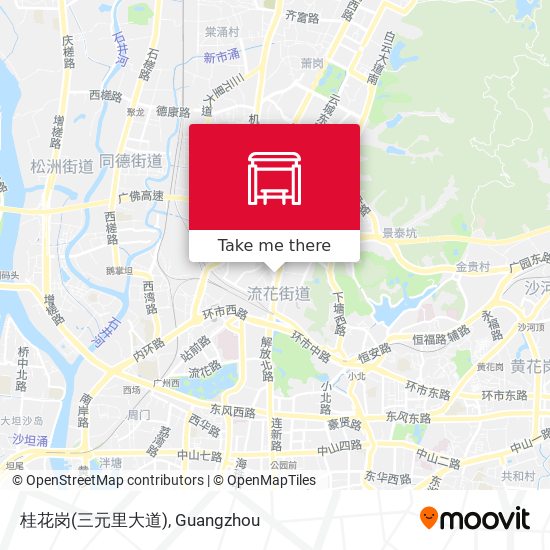 桂花岗(三元里大道) map