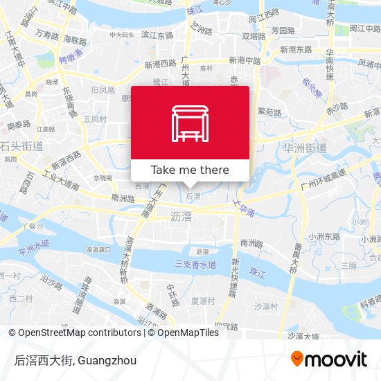 后滘西大街 map