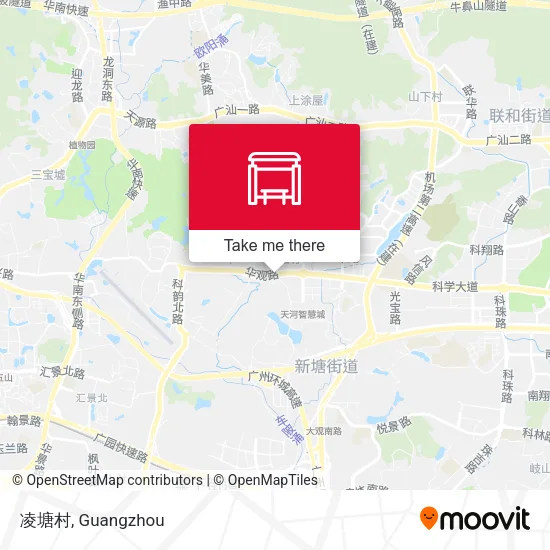 凌塘村 map