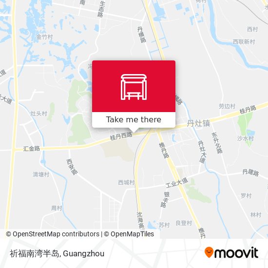 祈福南湾半岛 map