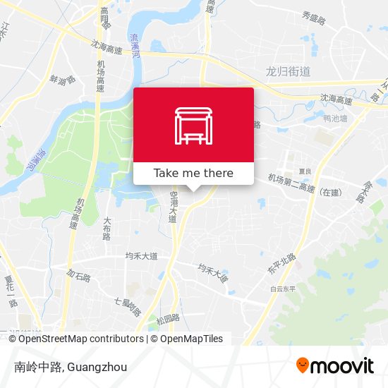 南岭中路 map