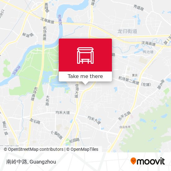 南岭中路 map