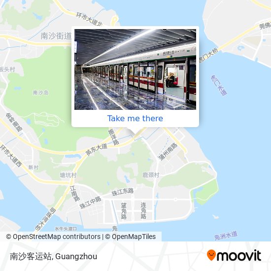 南沙客运站 map