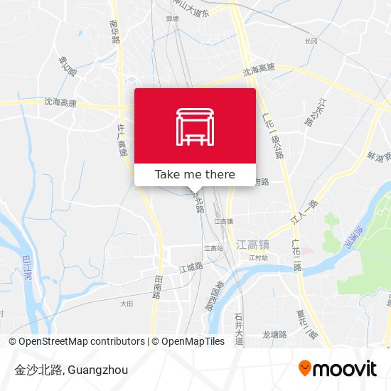 金沙北路 map
