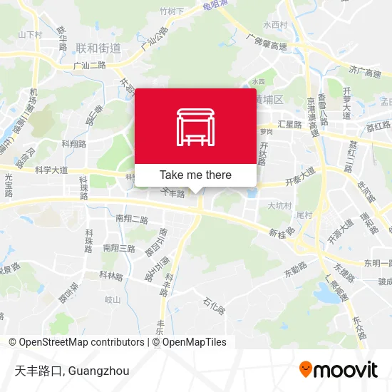 天丰路口 map