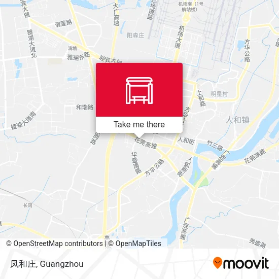凤和庄 map