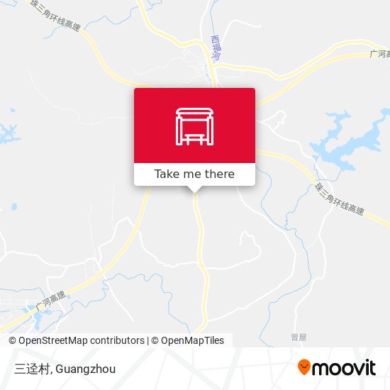 三迳村 map