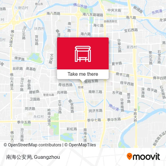 南海公安局 map