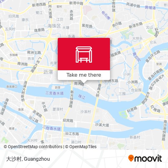 大沙村 map