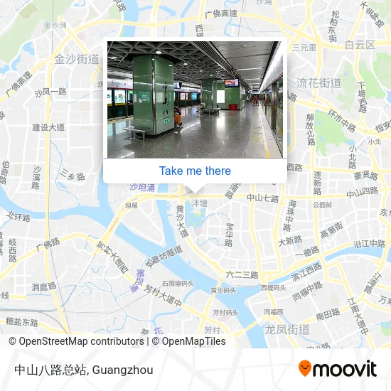 中山八路总站 map