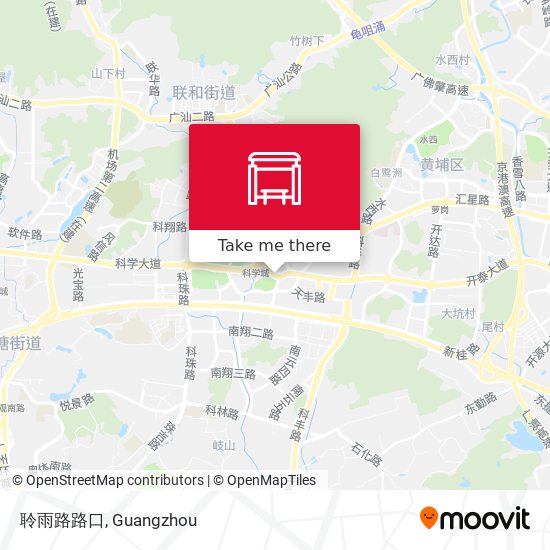 聆雨路路口 map