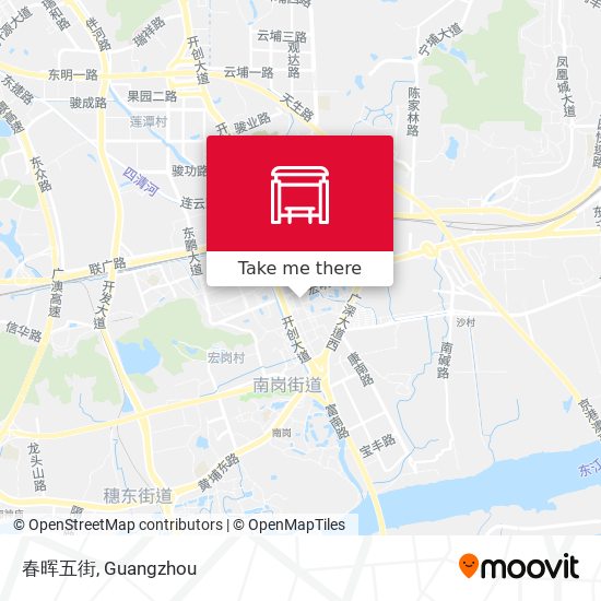 春晖五街 map