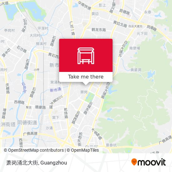 萧岗涌北大街 map