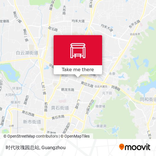 时代玫瑰园总站 map