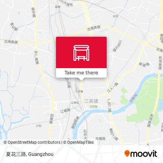 夏花三路 map