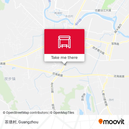 茶塘村 map
