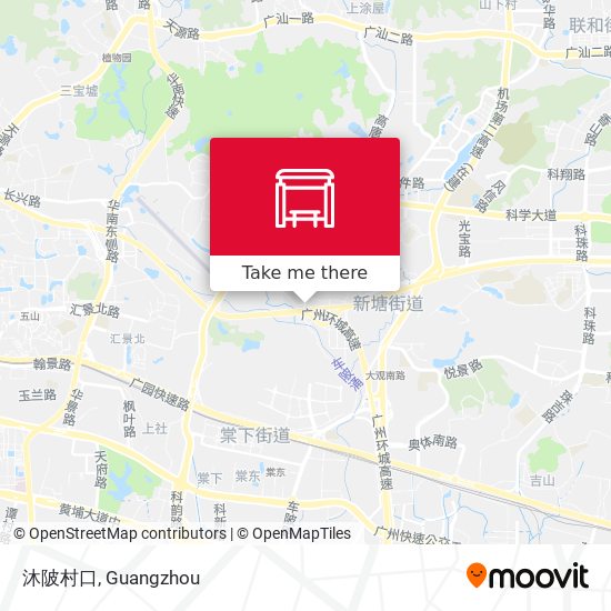 沐陂村口 map