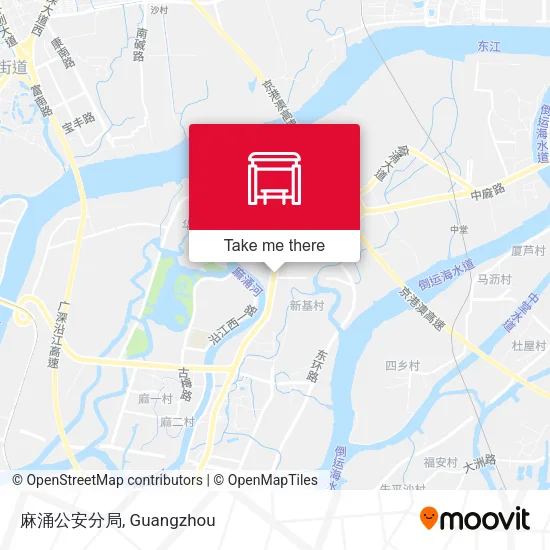 麻涌公安分局 map