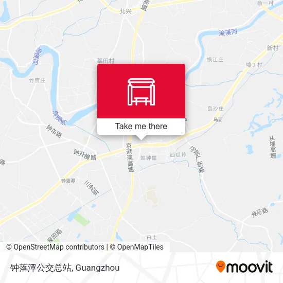 钟落潭公交总站 map