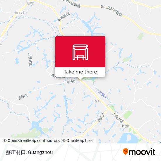 蟹庄村口 map