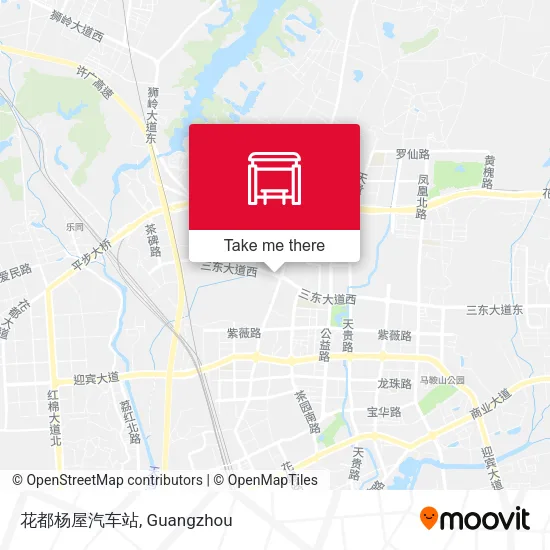 花都杨屋汽车站 map