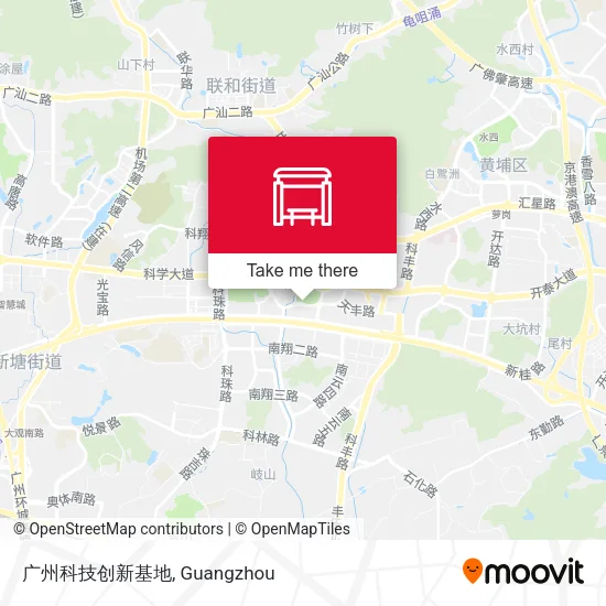广州科技创新基地 map