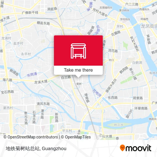 地铁菊树站总站 map