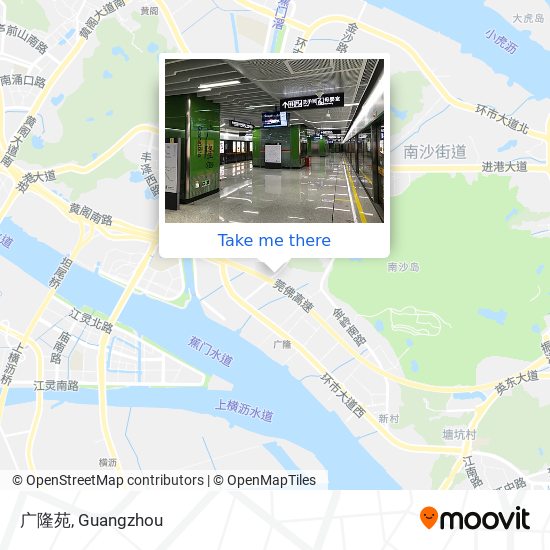 广隆苑 map