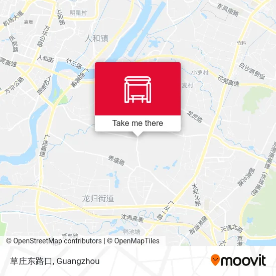 草庄东路口 map