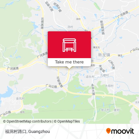 福洞村路口 map