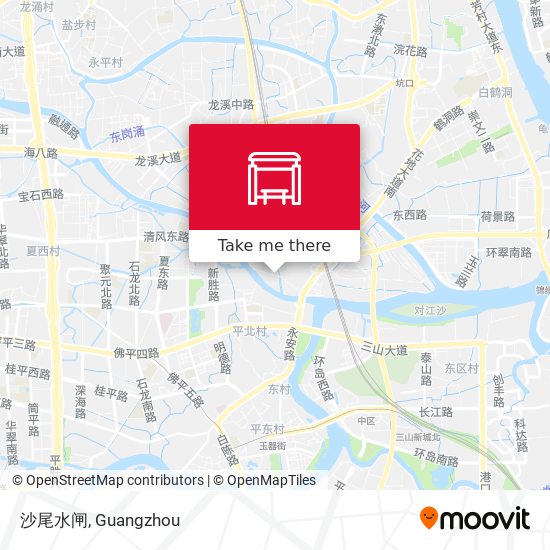 沙尾水闸 map