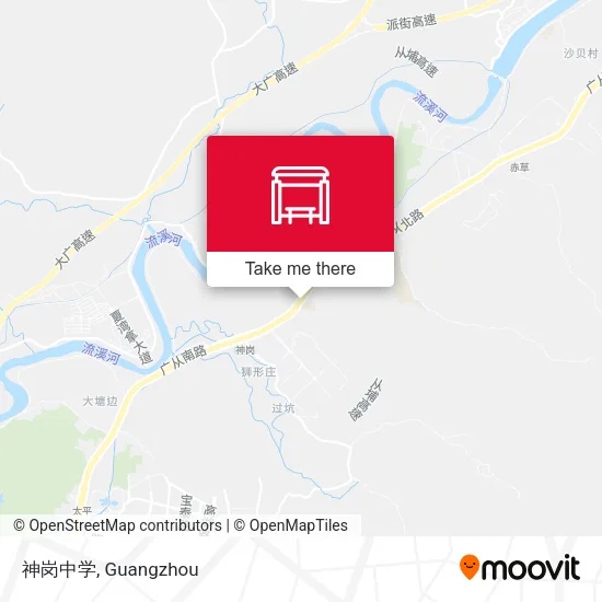 神岗中学 map