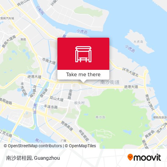 南沙碧桂园 map