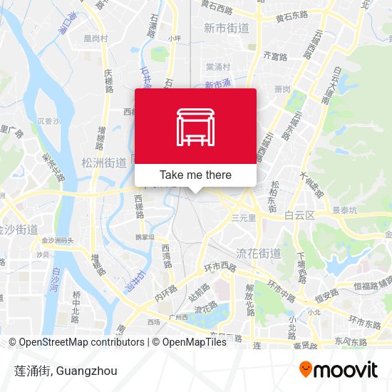 莲涌街 map