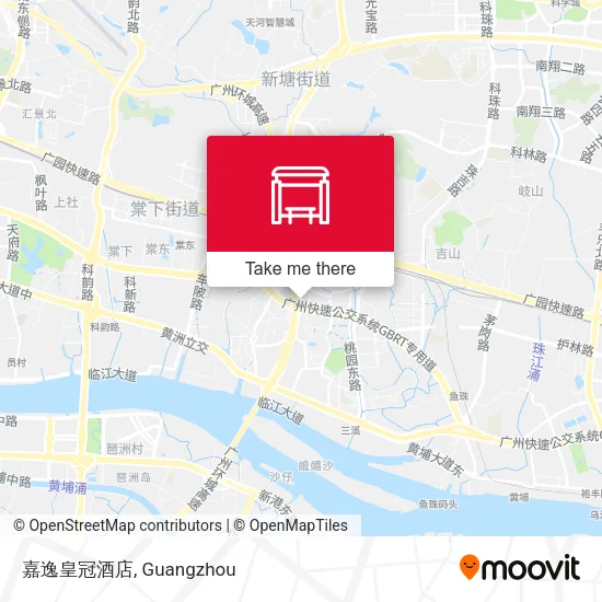嘉逸皇冠酒店 map