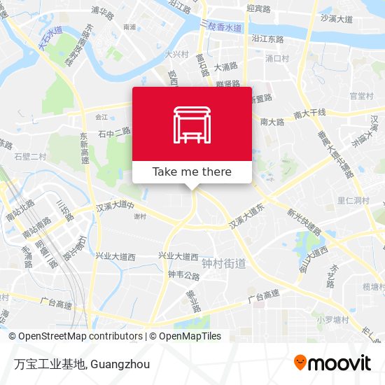 万宝工业基地 map