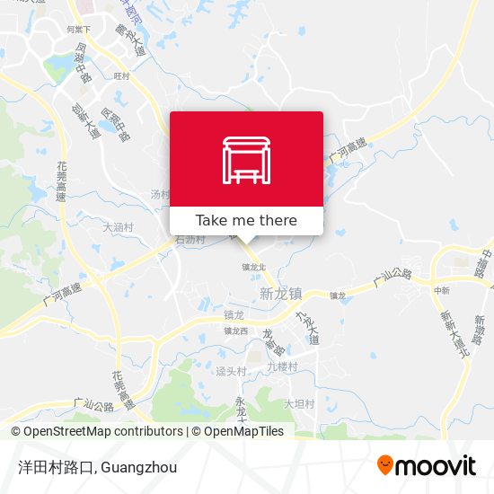 洋田村路口 map