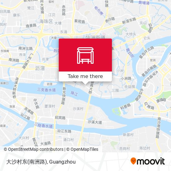 大沙村东(南洲路) map