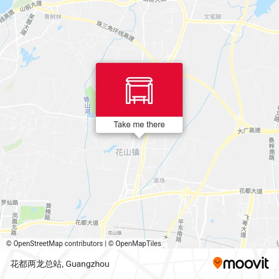 花都两龙总站 map