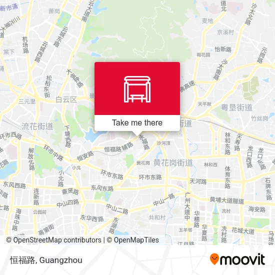 恒福路 map