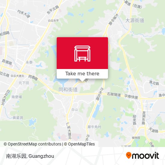 南湖乐园 map