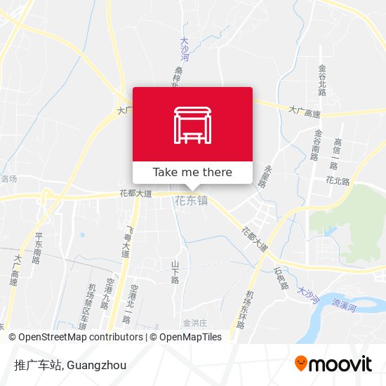 推广车站 map