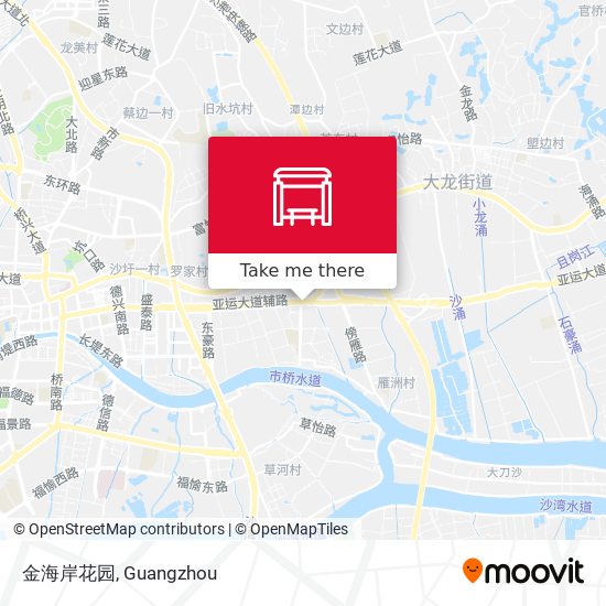 金海岸花园 map