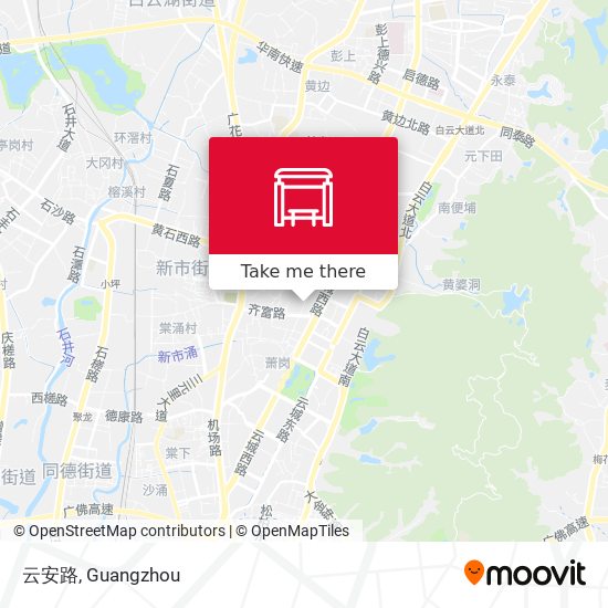 云安路 map