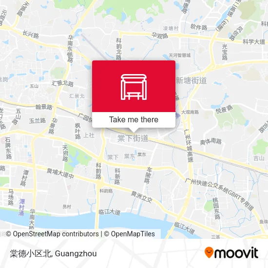 棠德小区北 map