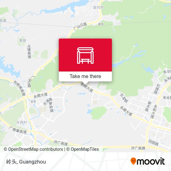 岭头 map