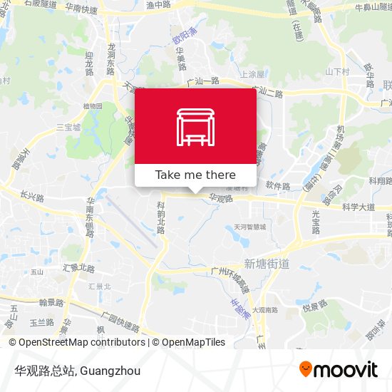华观路总站 map