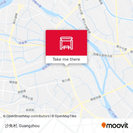 沙角村 map